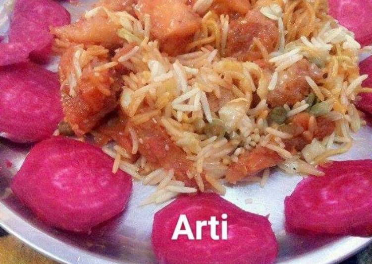 Recipe of Award-winning Mix veg pulav