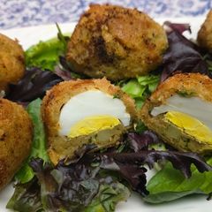 A picture of Egg chops.