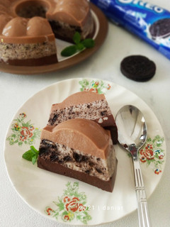 Foto resep Puding Milo Oreo Coklat