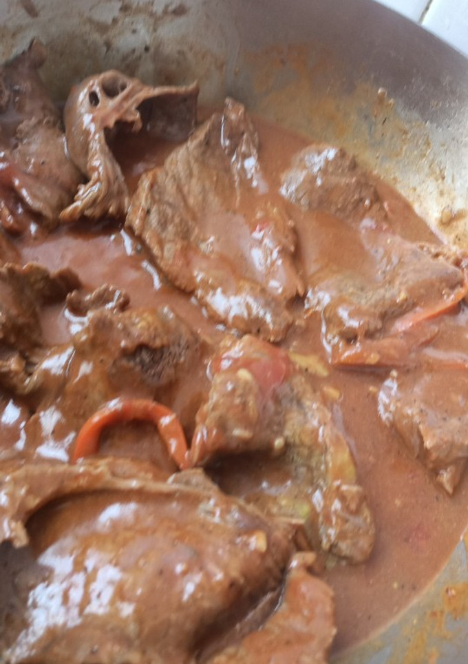 Una foto de Bistec de res en salsa