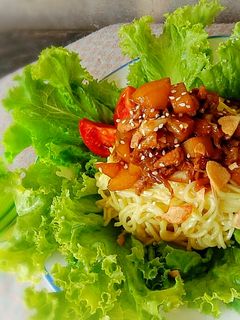 Foto resep Jjajangmyeon Jowo (Mie Ayam Saos Teriyaki)