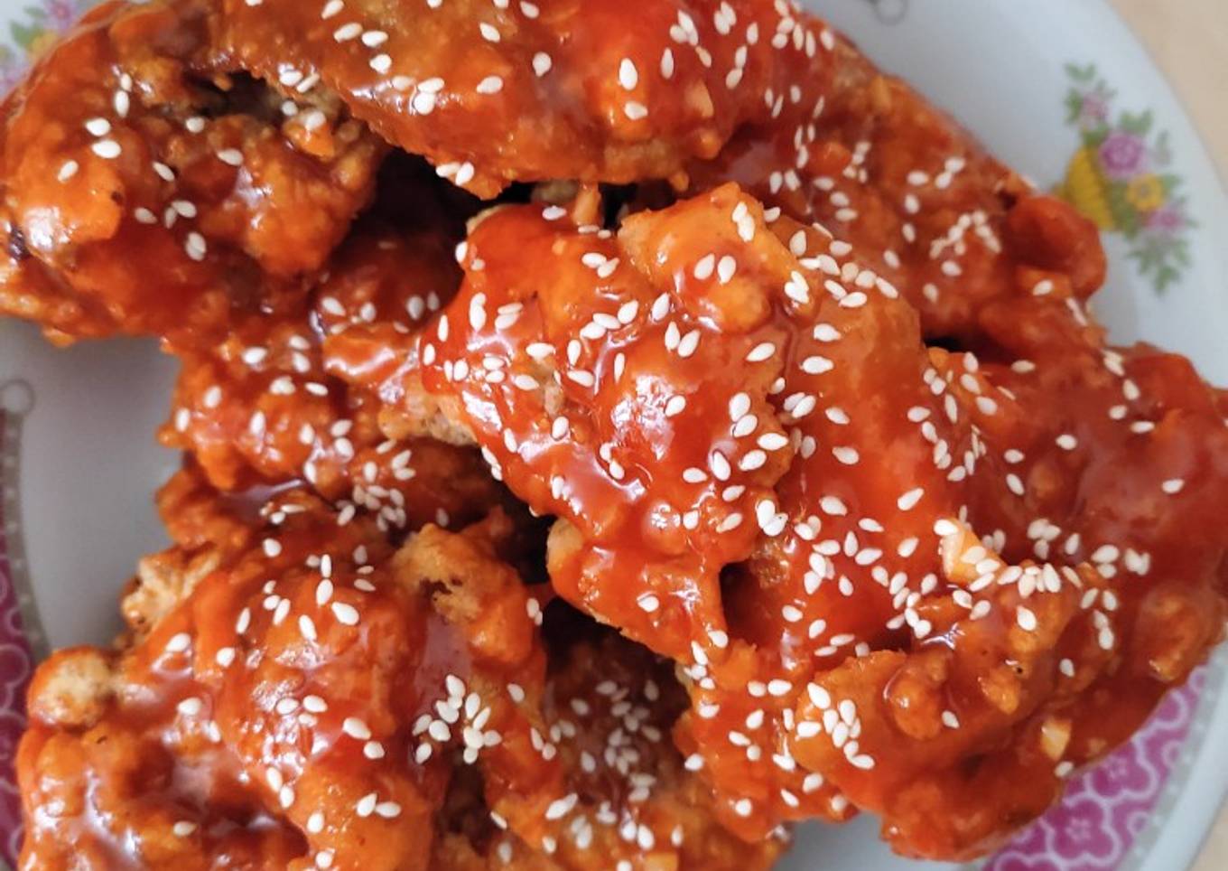 Chicken wings Korea (termudah dan juara)