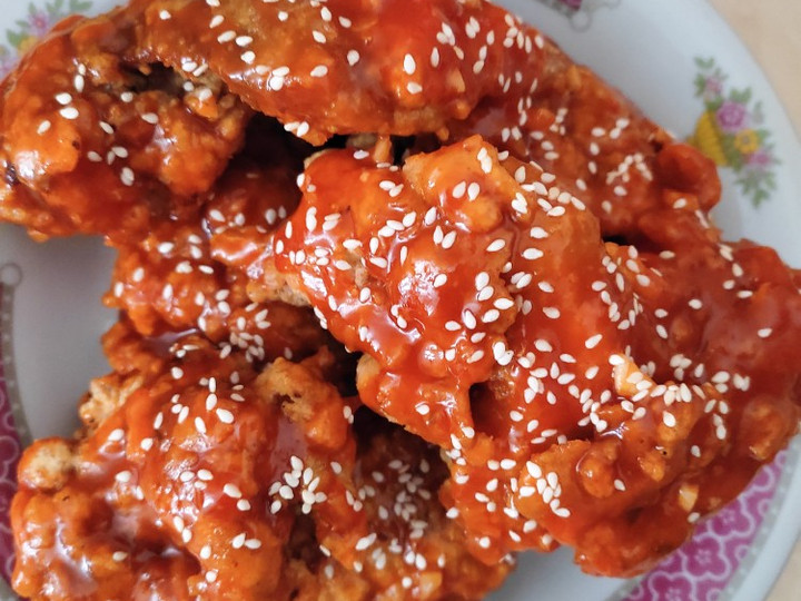 Resep: Chicken wings Korea (termudah dan juara) Ekonomis Untuk Dijual