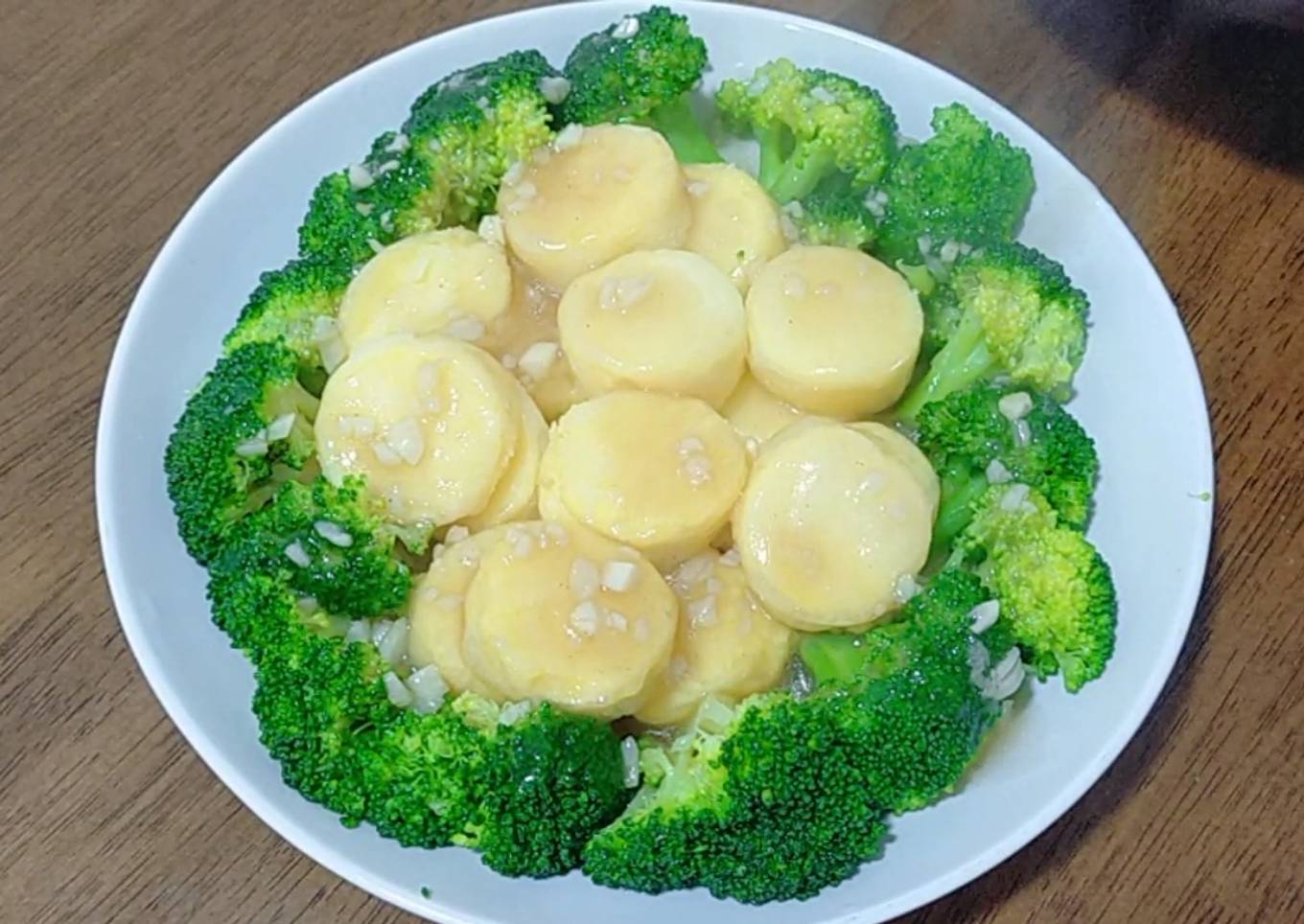 Resep simple brocolli tahu telur