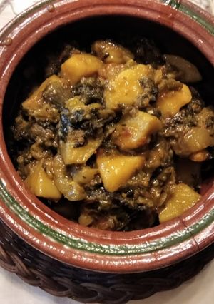 A picture of Aloo Methi.