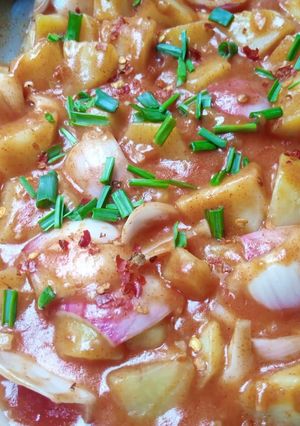 A picture of Potato Shashlik.