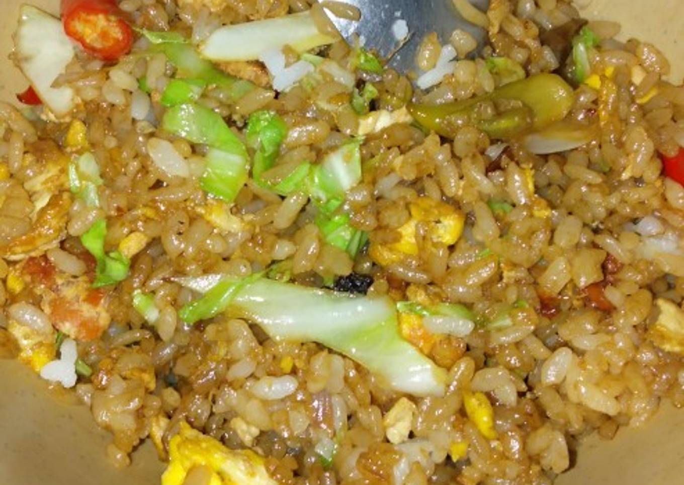 Nasi goreng sederhana