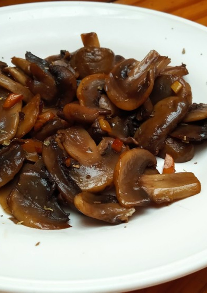 Una foto de Champiñones a la Plancha