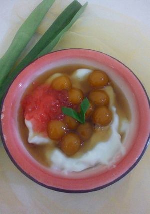Foto resep Bubur Sumsum&Biji Salak Labu Kuning