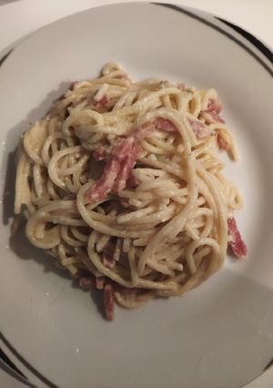 Foto principal de Espaguetis con salsa cabrales o queso fueya 🍝
