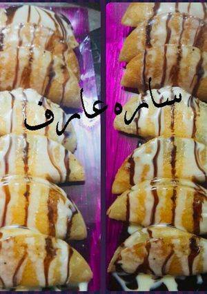 صورة لوصفة حلى التوست بالجبنه🍞😋