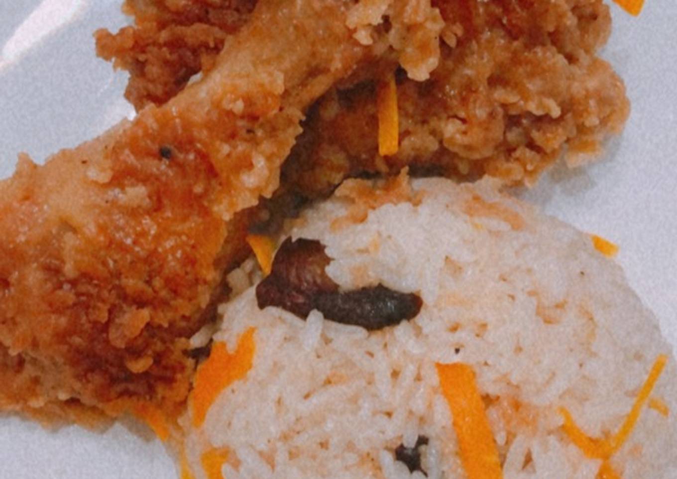Ayam goreng KFC rice cooker