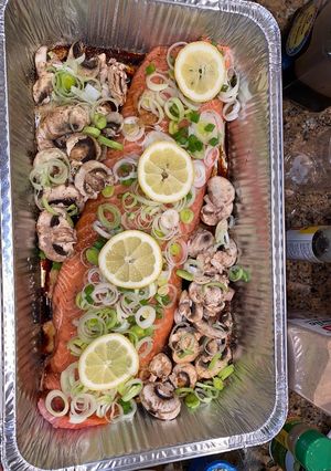 A picture of Easy salmon recipe.