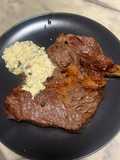 Reale al burro con erbe aromatiche in salsa