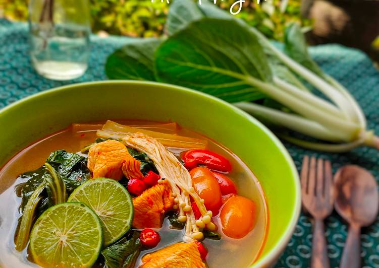 Resep Ayam Sawi Asam Pedas ala Tomyam, Bikin Ngiler