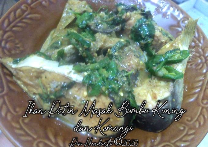 Langkah Mudah untuk Membuat Ikan Patin Masak Bumbu Kuning dan Kemangi, Bikin Ngiler