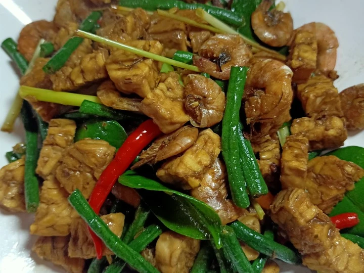 Cara Gampang Menyiapkan Resep Tumis Tempe udang kacang panjang yang Lezat Sekali Anti Ribet, Bisa Manjain Lidah