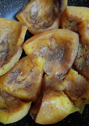 عکسی از دستور کدوحلوایی به روش من😋