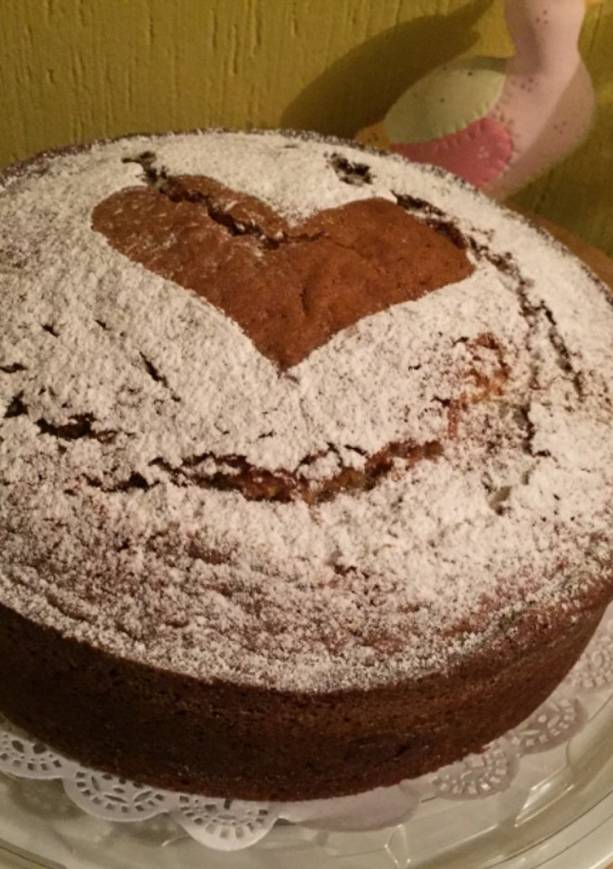 Una foto de Torta de zanahoria sencilla