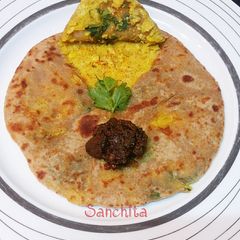 Dal Stuffed Parantha A picture of Dal Stuffed Parantha.