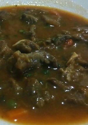 A picture of Beef wet fry.
