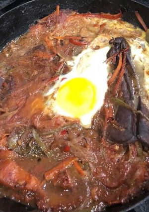 Una foto de Bife de hígado a la criolla
