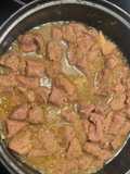 Tacos de pavo en salsa