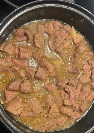 Una foto de Tacos de pavo en salsa