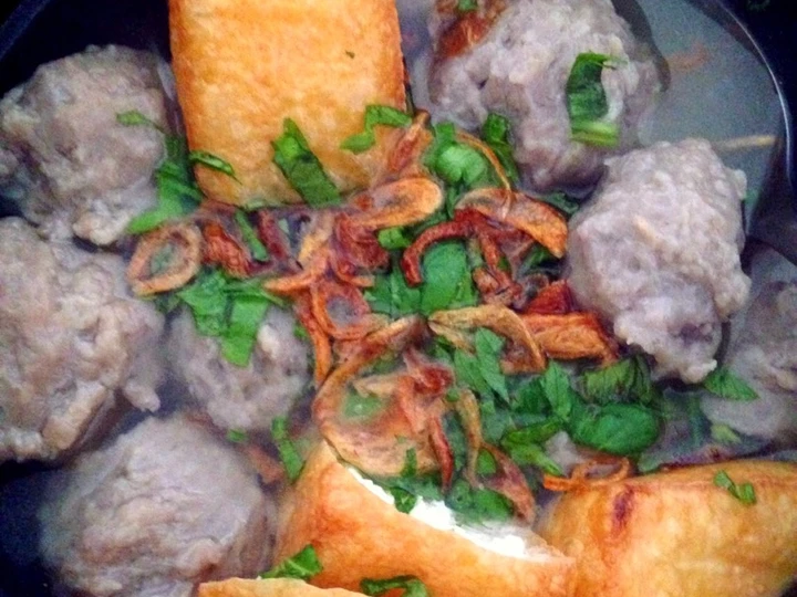 Easy Steps to Prepare Indonesian Meat Ball Soup (Bakso) the Delicious Really delicious