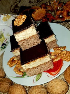 Diós kocka recept fotója