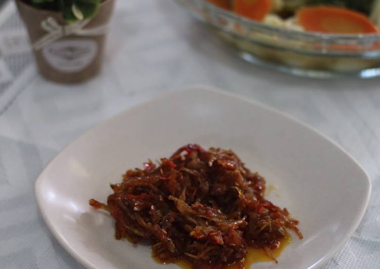 Resep Sambal Teri Medan Anti Gagal