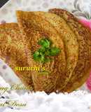 Split Green Gram Split Chickpeas Lentils Dosa (Mung Chana Dal Dosa)
