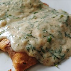 Salmon with Sauce A picture of Salmon with Sauce.
