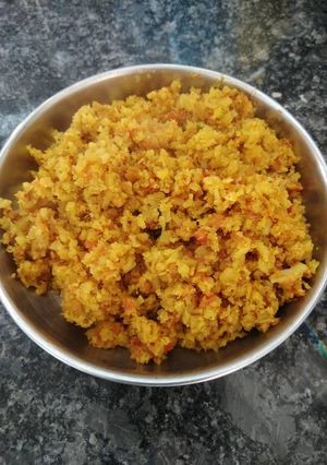 A picture of Gobhi keema bhurji.