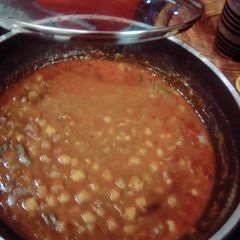 A picture of Chole ka salan.
