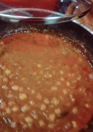 A picture of Chole ka salan.