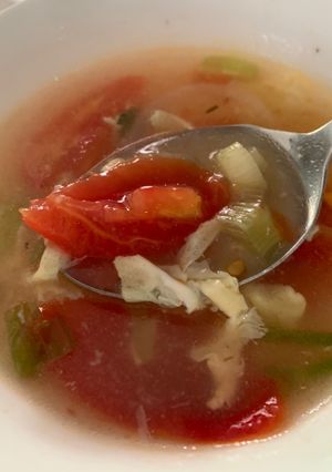 Foto resep Tomatoes Egg Soup