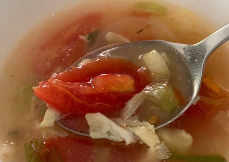 Anti Ribet, Bikin Tomatoes Egg Soup Kekinian