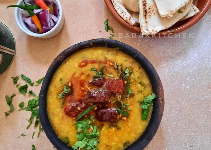 Dhaba style smoky Toor Dal Tadka