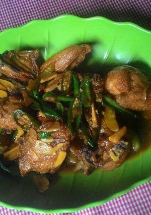 Foto resep Ayam kecap cabe hijau