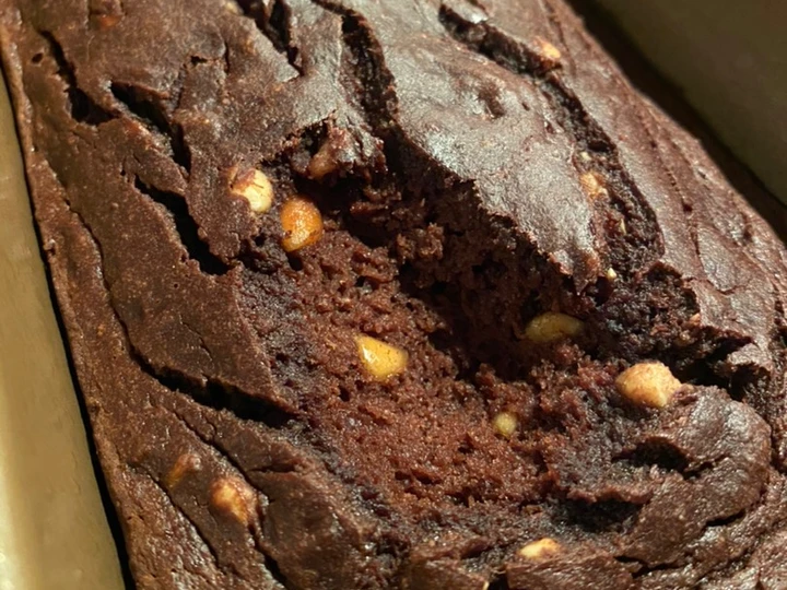 Simple Way Prepare Recipe Dark Chocolate Peanut Butter Banana Bread - Gluten Free that is Delicious, Addictive}