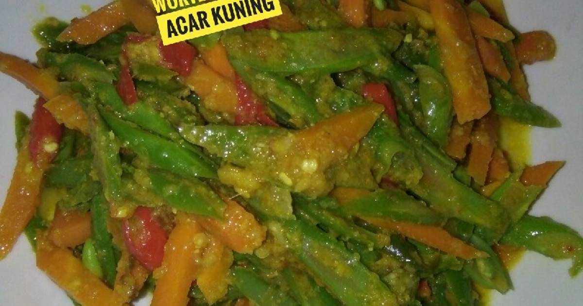 Resep Tumis Buncis Wortel Bumbu Acar kuning oleh Srihadi Yanti - Cookpad