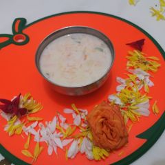 A picture of Sweet Potato kheer (sakarkandi kheer).