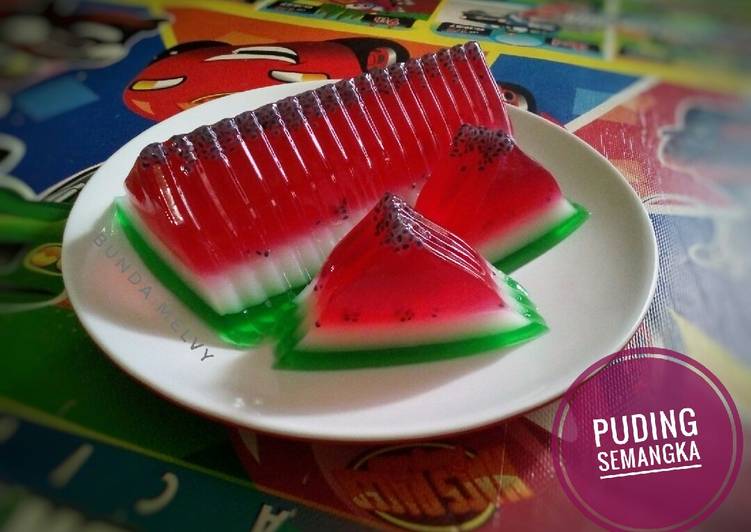 Resep Puding Semangka 🍉 #PekanInspirasi yang Lezat