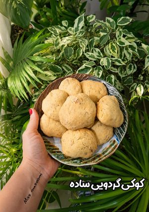 عکسی از دستور کوکی گردویی ساده
