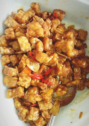 Foto resep Tumis tempe saos sarden
