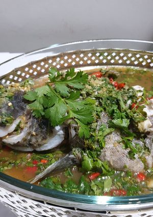 Foto resep Ikan Kerapu Tim ala Thai