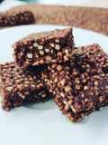 Quadrotti golosi quinoa e cioccolato