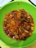 Balado kentang+ati ampela