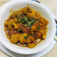 Cauliflower and Potato Masala A picture of Cauliflower and Potato Masala.